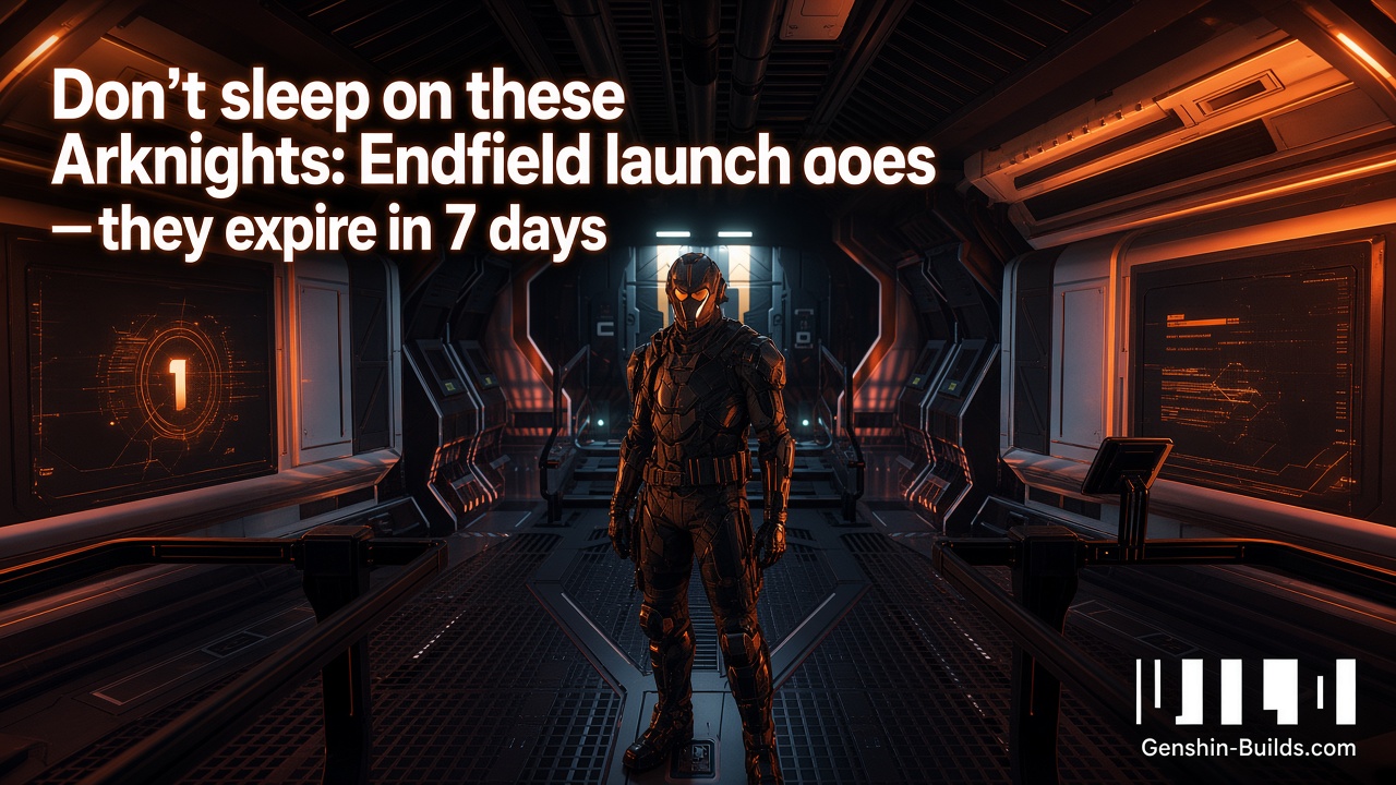 Don’t sleep on these Arknights: Endfield launch codes — they expire in 7 days