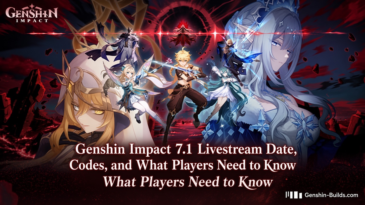 Genshin Impact 7.1 Livestream Date, Codes, and What Players Need to Know
