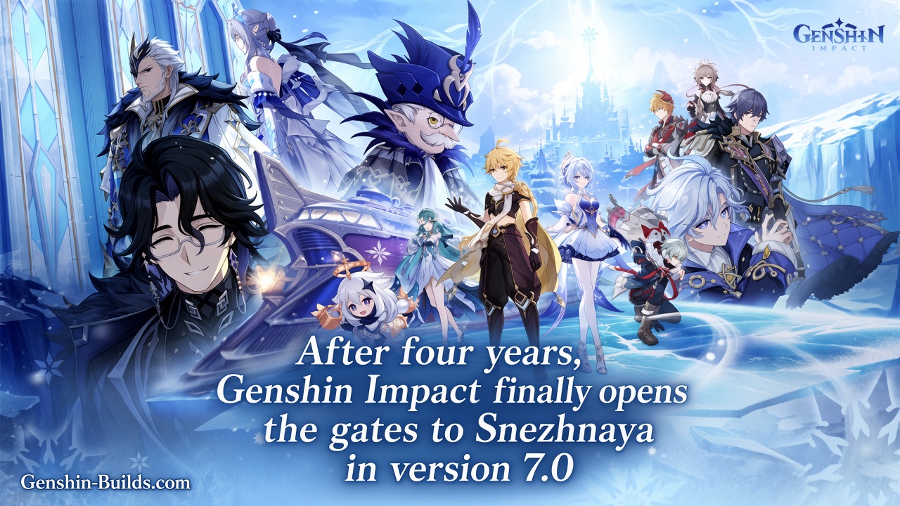 After four years, Genshin Impact finally opens the gates to Snezhnaya in version 7.0