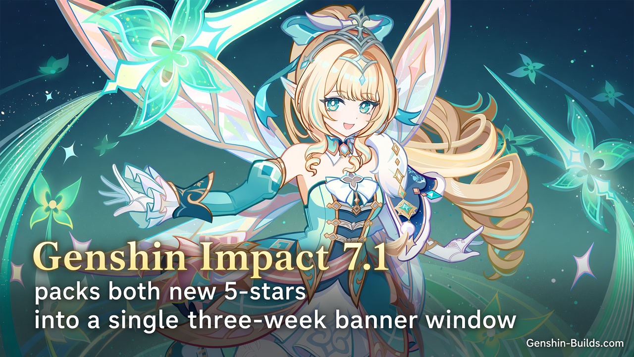 Genshin Impact 7.1 packs both new 5-stars into a single three-week banner window
