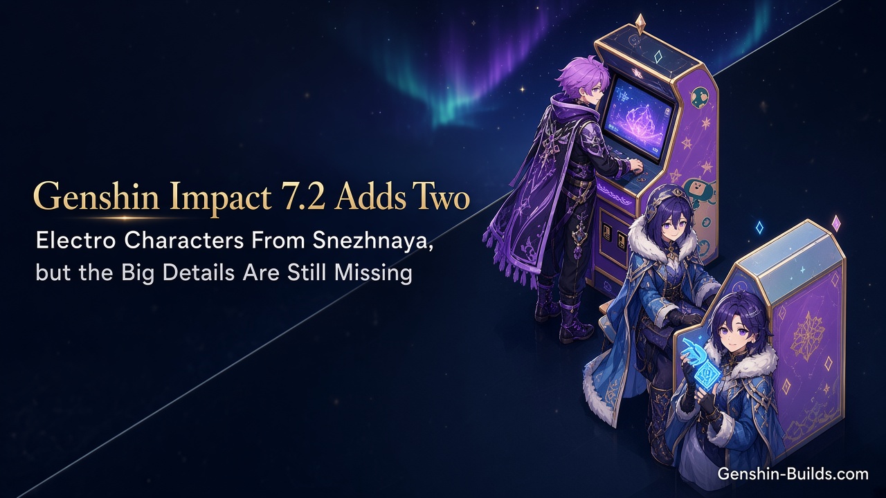 Genshin Impact 7.2 Adds Two Electro Characters From Snezhnaya, but the Big Details Are Still Missing