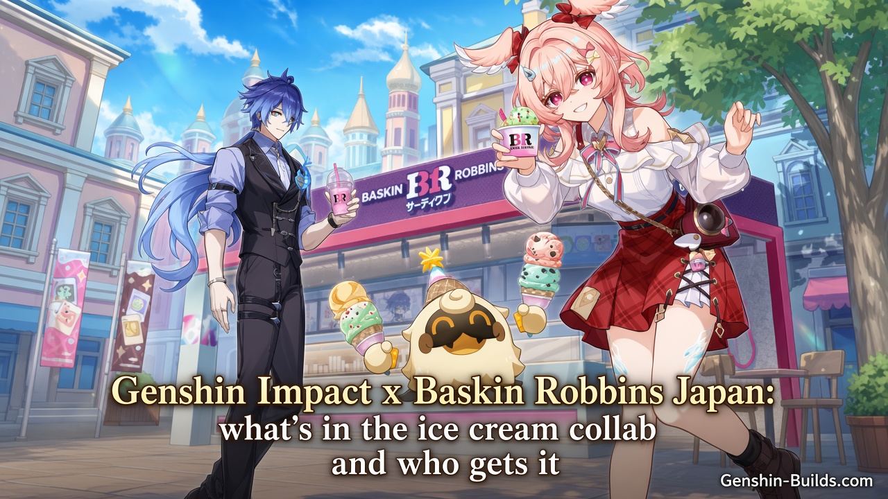 Genshin Impact x Baskin Robbins Japan: what’s in the ice cream collab and who gets it