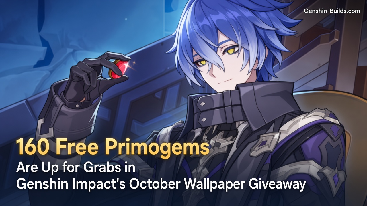 160 Free Primogems Are Up for Grabs in Genshin Impact’s October Wallpaper Giveaway