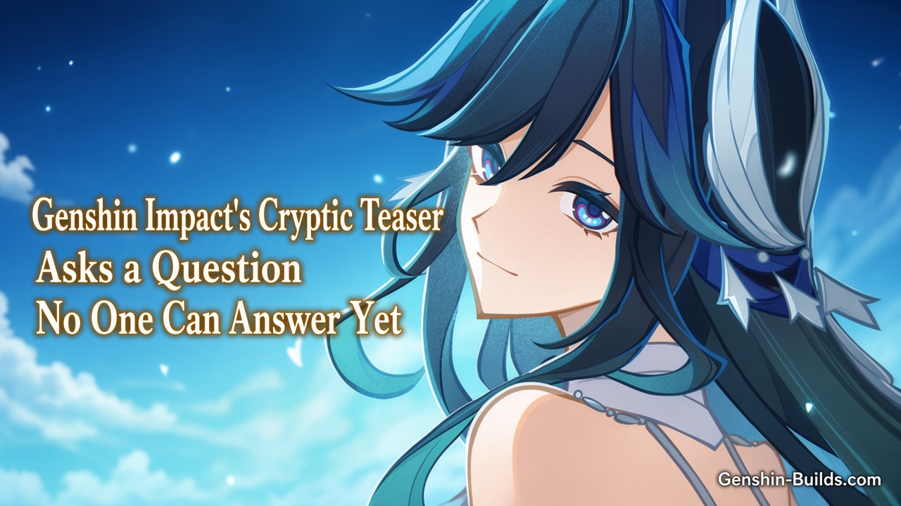 Genshin Impact’s Cryptic Teaser Asks a Question No One Can Answer Yet