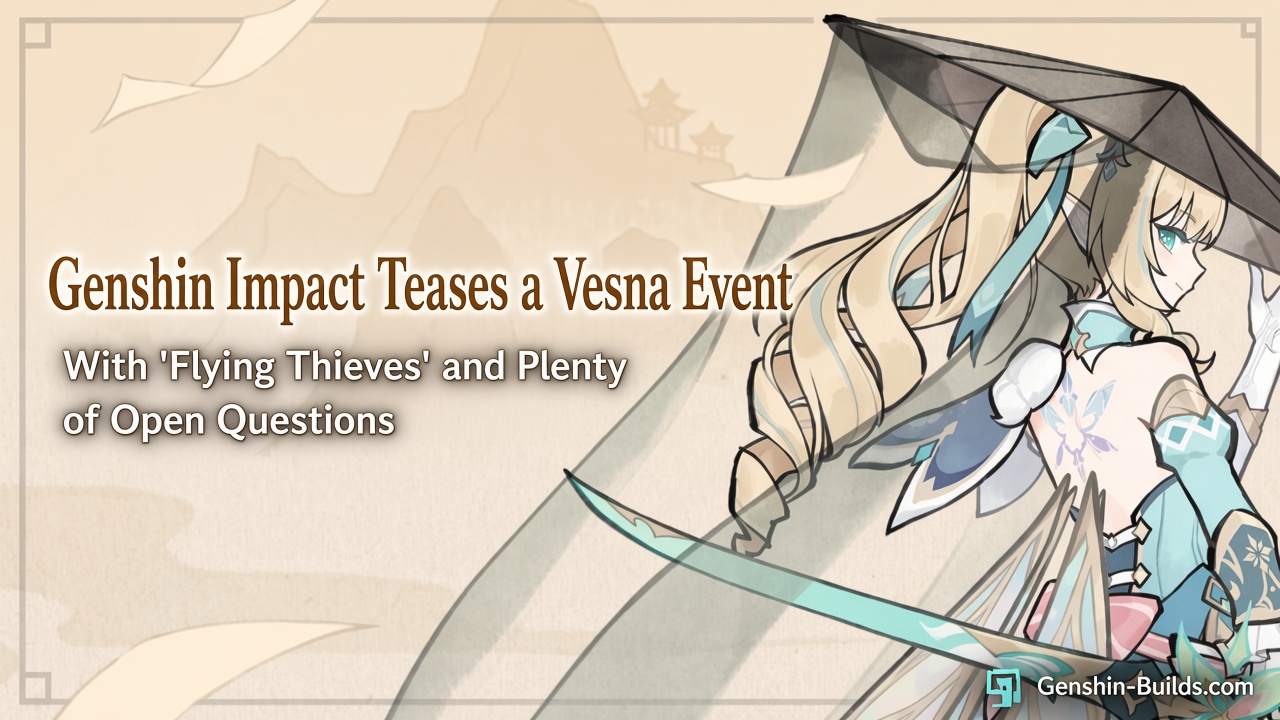 Genshin Impact Teases a Vesna Event With ‘Flying Thieves’ and Plenty of Open Questions