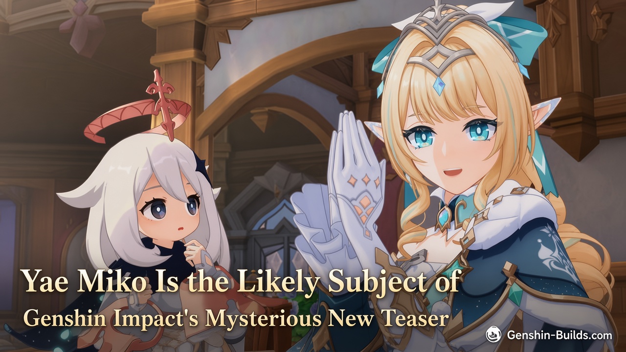 Yae Miko Is the Likely Subject of Genshin Impact’s Mysterious New Teaser