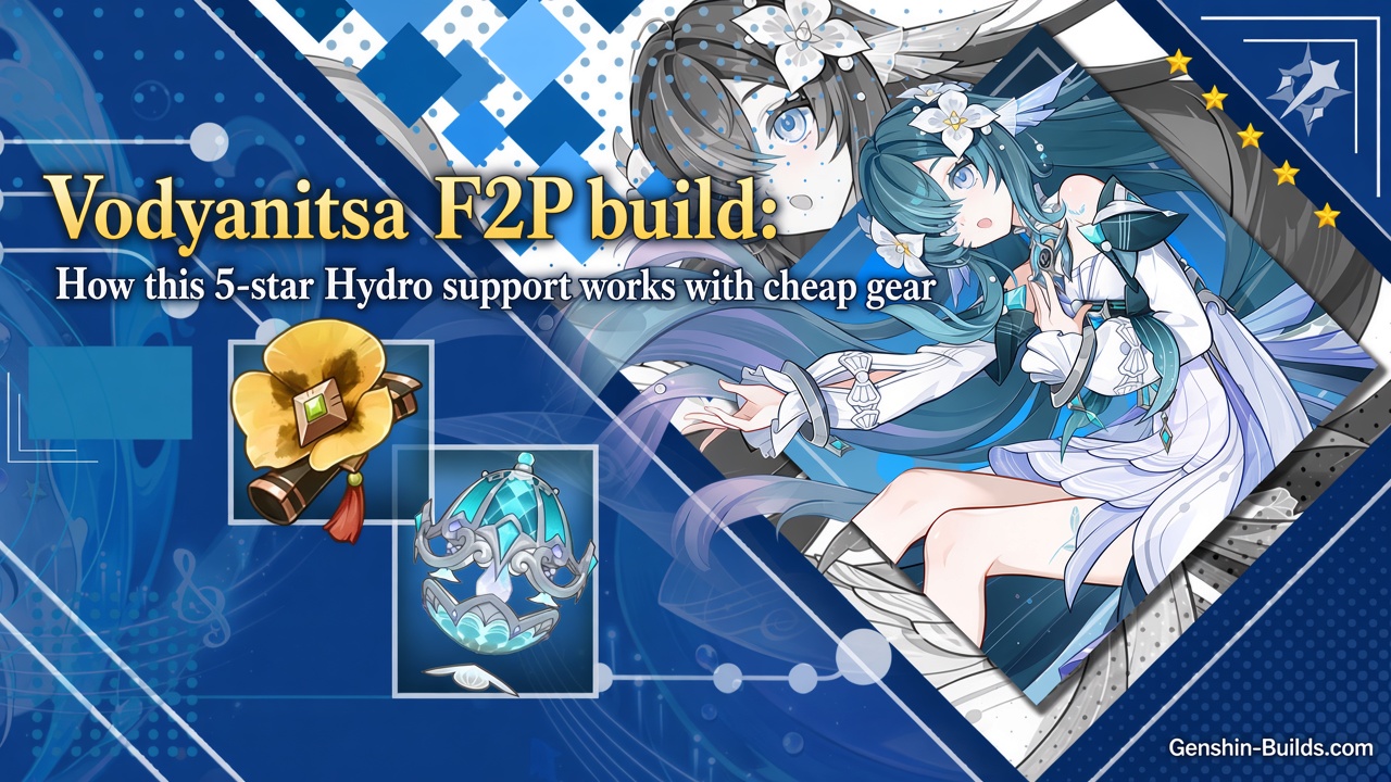 Vodyanitsa F2P build: How this 5-star Hydro support works with cheap gear