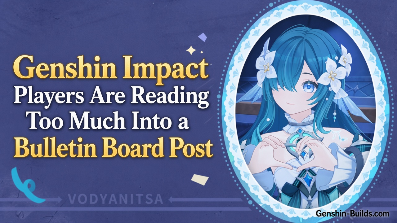 Genshin Impact Players Are Reading Too Much Into a Bulletin Board Post