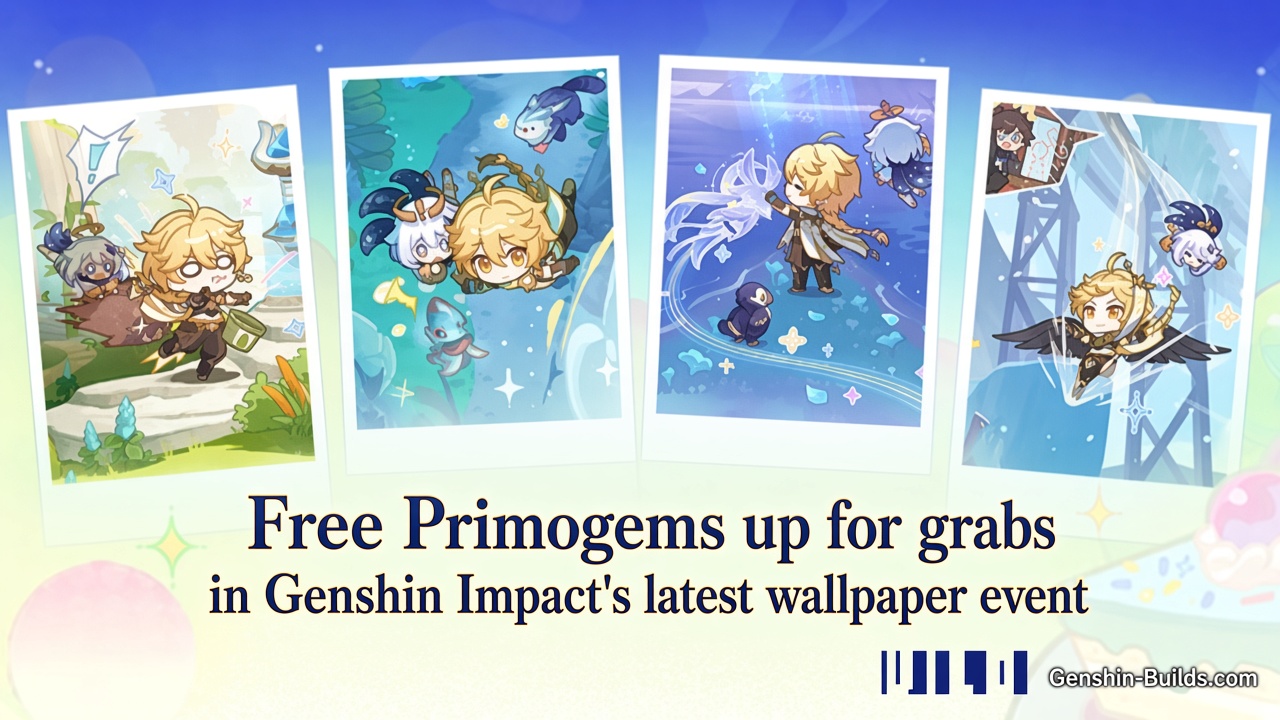 Free Primogems up for grabs in Genshin Impact’s latest wallpaper event