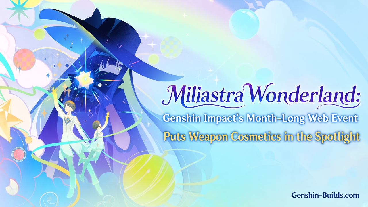 Miliastra Wonderland: Genshin Impact’s Month-Long Web Event Puts Weapon Cosmetics in the Spotlight