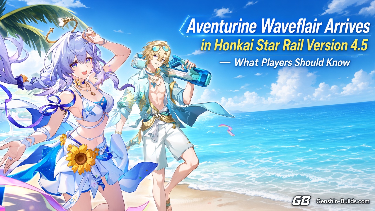 Aventurine Waveflair Arrives in Honkai Star Rail Version 4.5 — What Players Should Know