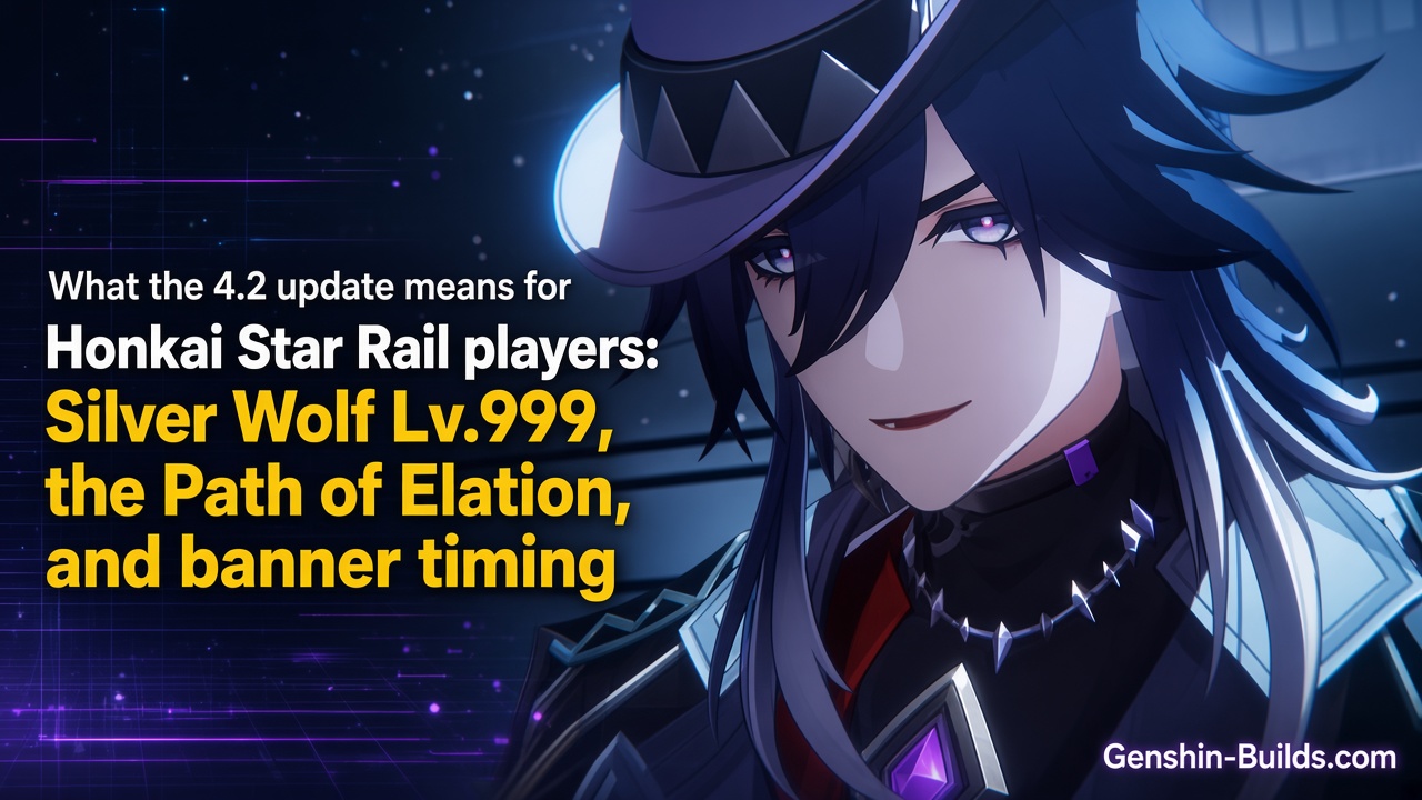 What the 4.2 update means for Honkai Star Rail players: Silver Wolf Lv.999, the Path of Elation, and banner timing