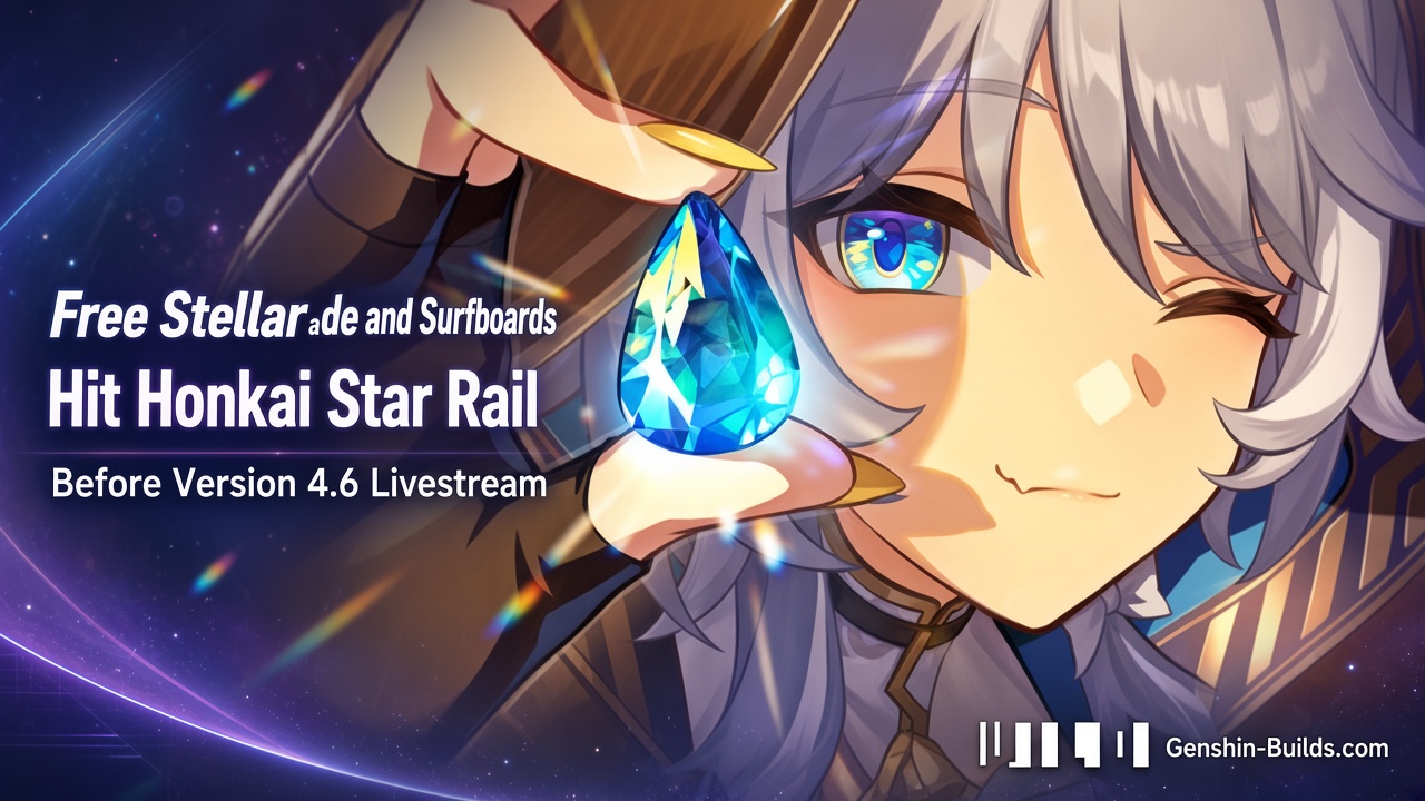 Free Stellar Jade and Surfboards Hit Honkai Star Rail Before Version 4.6 Livestream