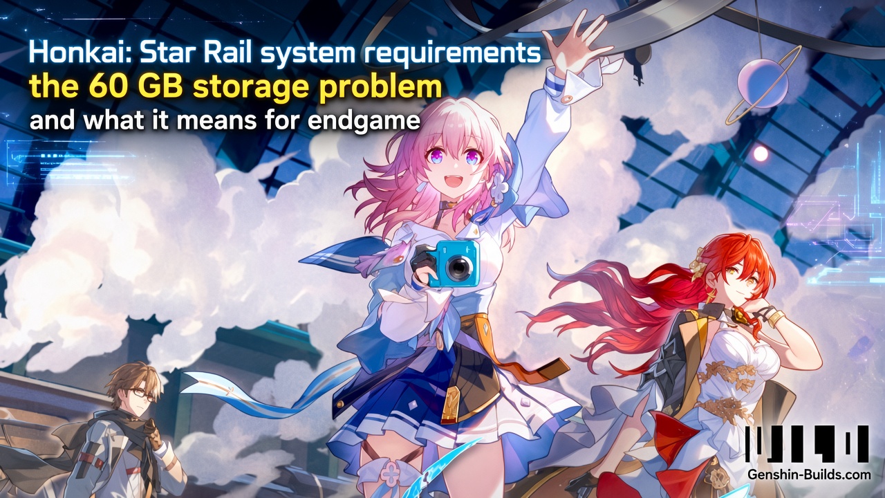 Honkai: Star Rail system requirements 2025: the 60 GB storage problem and what it means for endgame