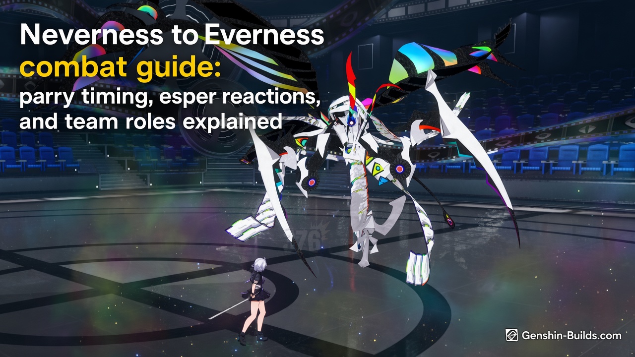 Neverness to Everness combat guide: parry timing, esper reactions, and team roles explained