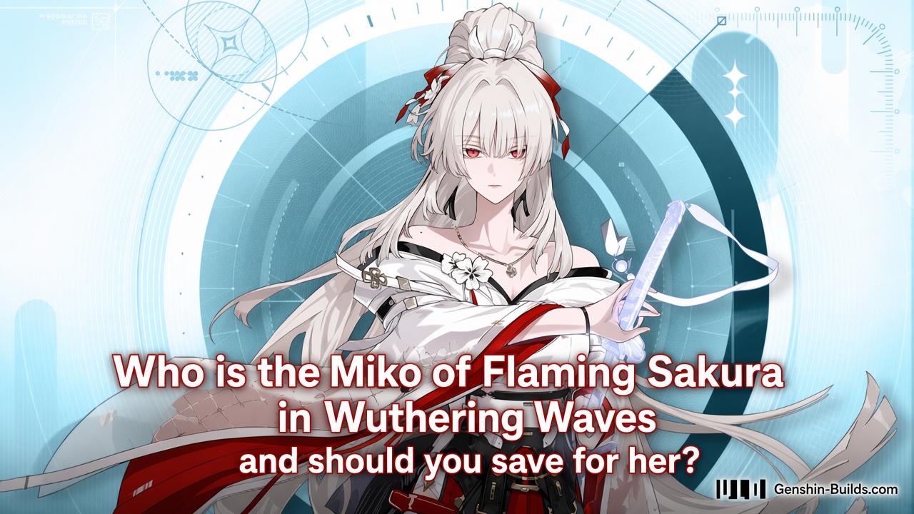 Who is the Miko of Flaming Sakura in Wuthering Waves and should you save for her?
