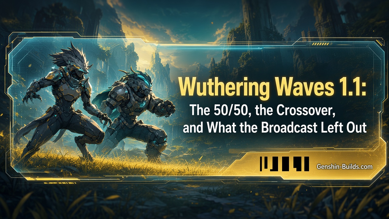 Wuthering Waves 1.1: The 50/50, the Crossover, and What the Broadcast Left Out