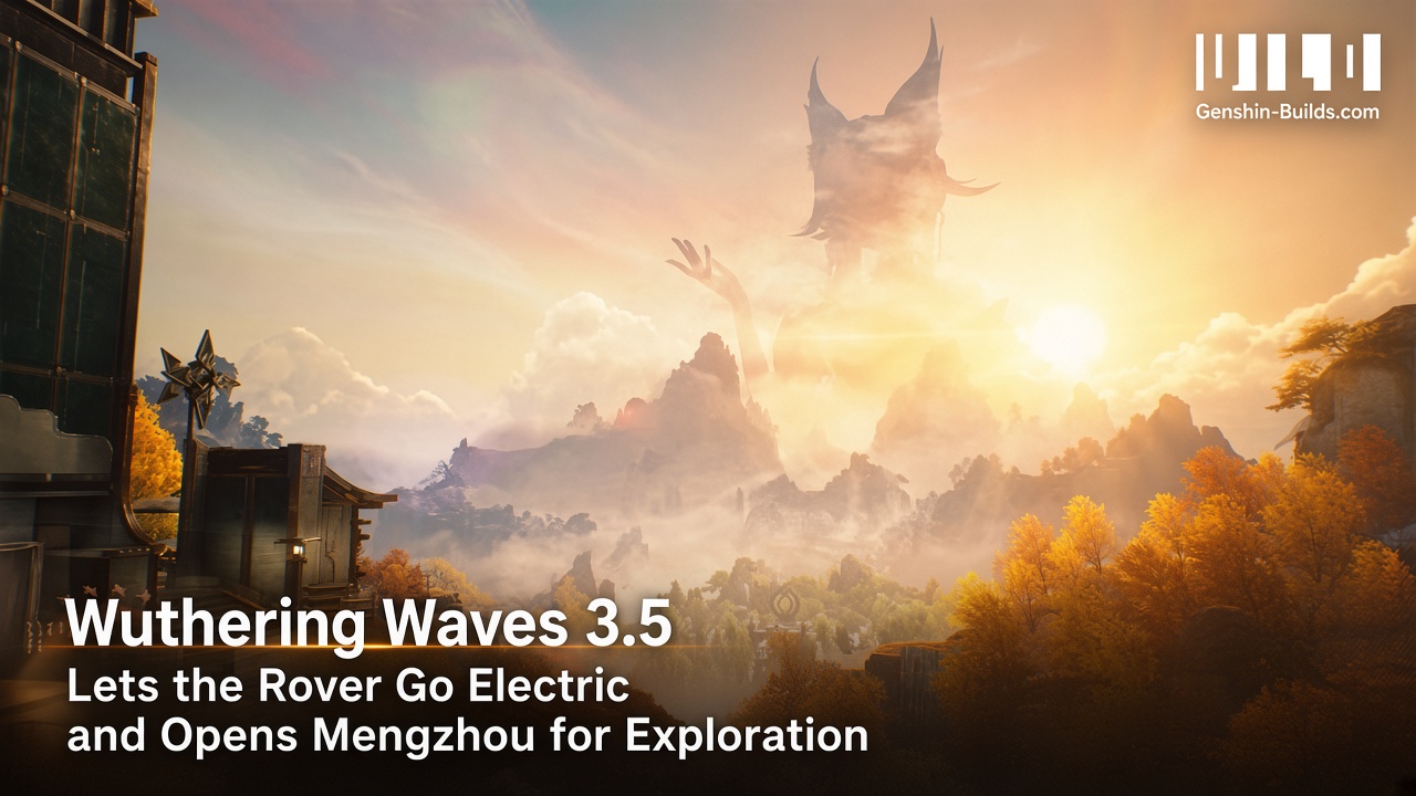 Wuthering Waves 3.5 Lets the Rover Go Electric and Opens Mengzhou for Exploration