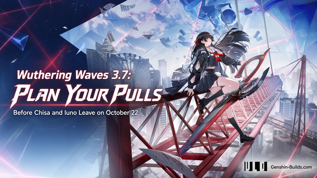 Wuthering Waves 3.7: Plan Your Pulls Before Chisa and Iuno Leave on October 22