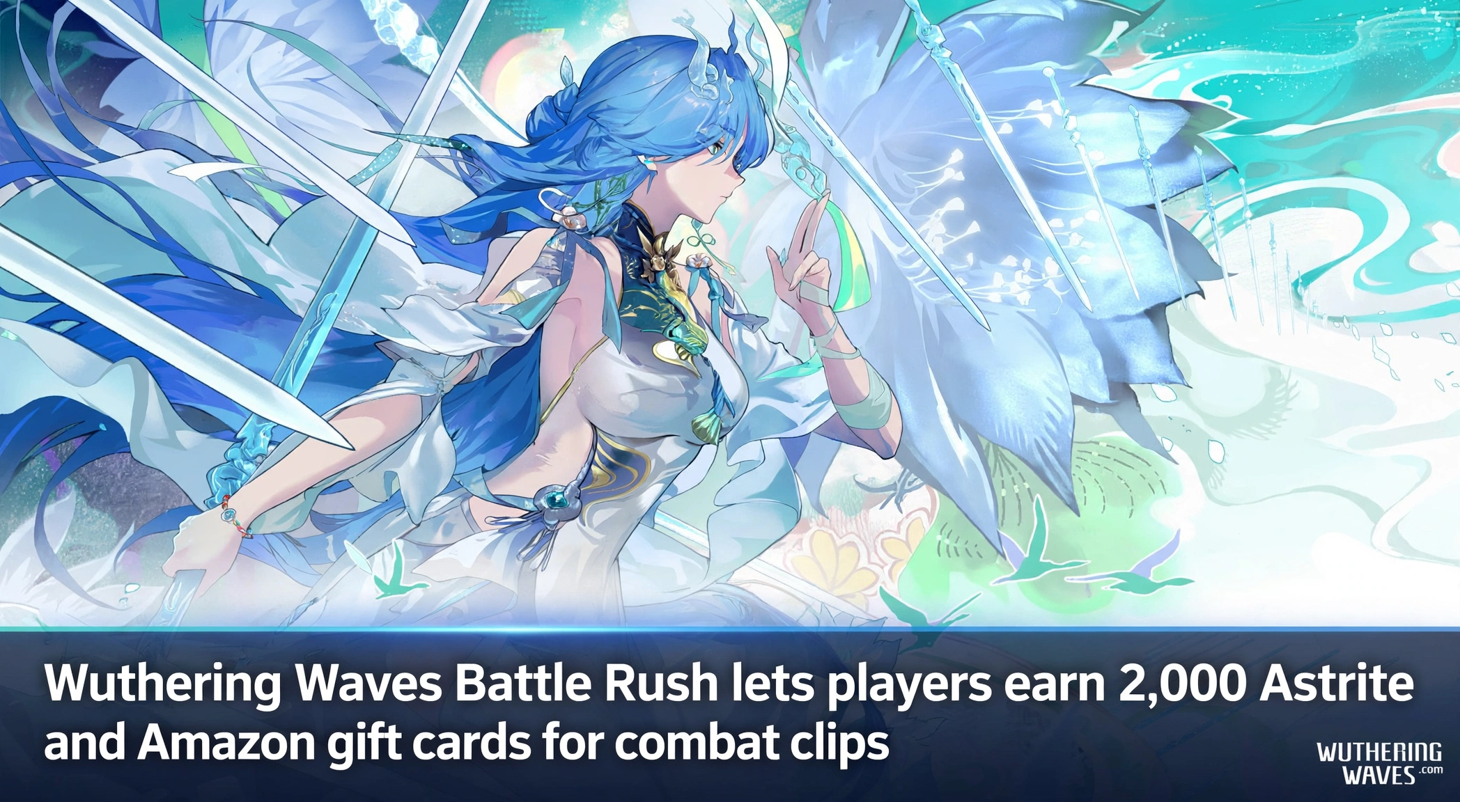 Wuthering Waves Battle Rush lets players earn 2,000 Astrite and Amazon gift cards for combat clips