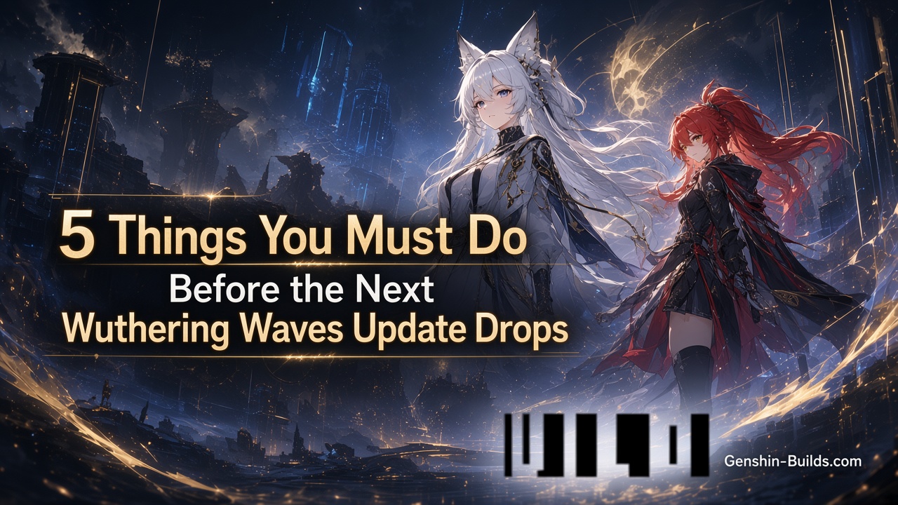 5 Things You Must Do Before the Next Wuthering Waves Update Drops