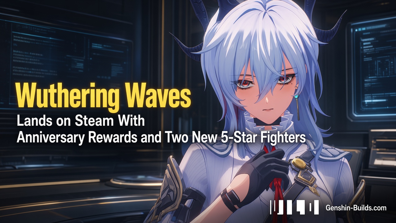 Wuthering Waves Lands on Steam With Anniversary Rewards and Two New 5-Star Fighters