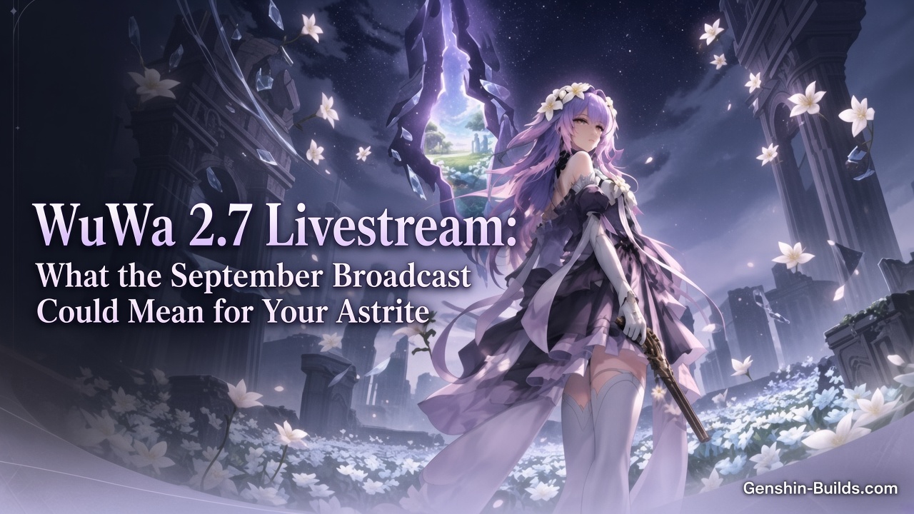 WuWa 2.7 Livestream: What the September Broadcast Could Mean for Your Astrite