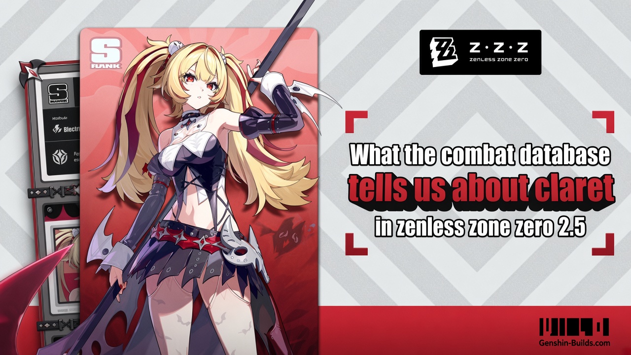 What the combat database tells us about claret in zenless zone zero 2.5