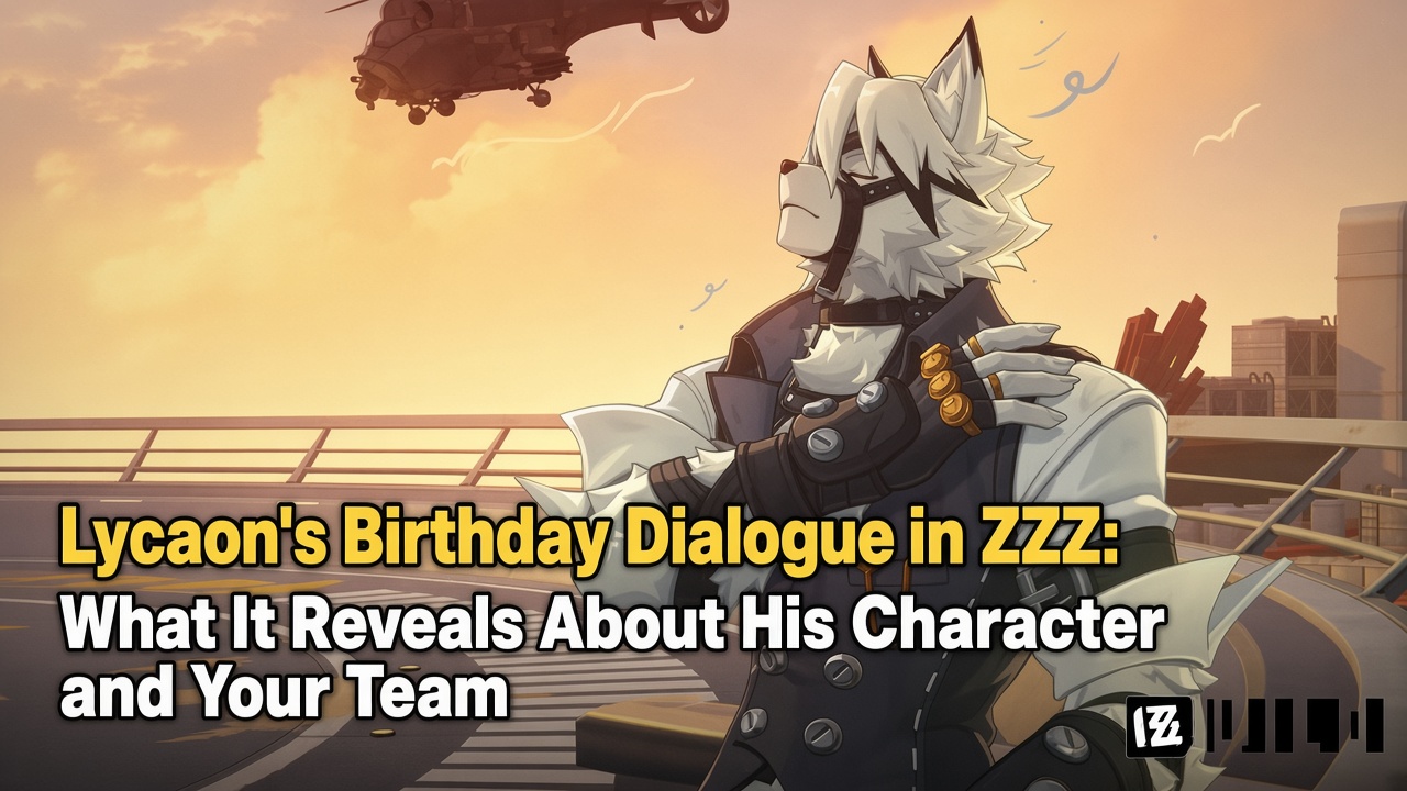 Lycaon’s Birthday Dialogue in ZZZ: What It Reveals About His Character and Your Team