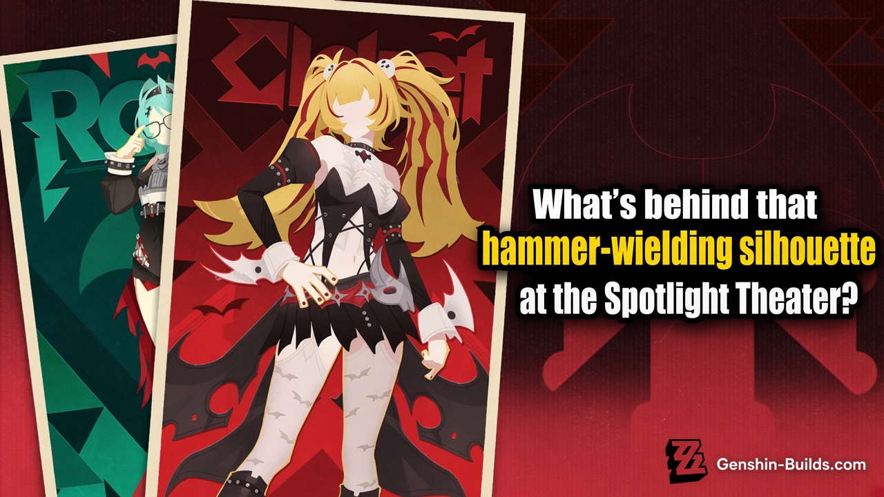 What’s behind that hammer-wielding silhouette at the Spotlight Theater?