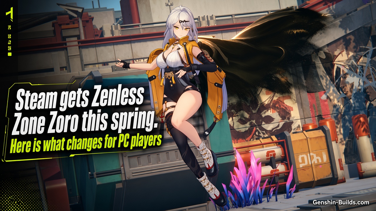 Steam gets Zenless Zone Zero this spring. Here is what changes for PC players