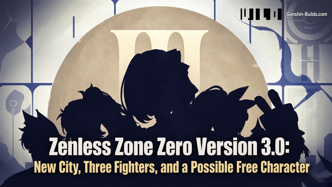 Zenless Zone Zero Version 3.0: New City, Three Fighters, and a Possible Free Character