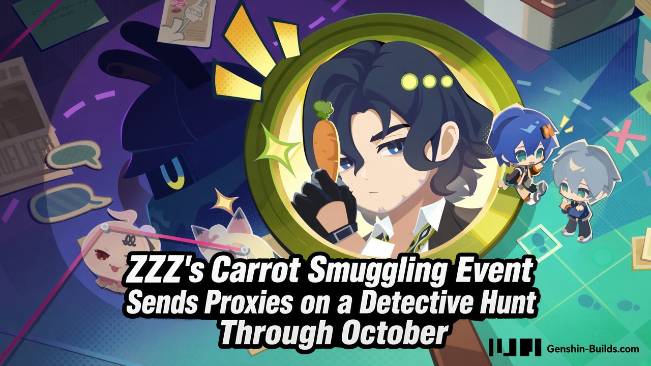 ZZZ’s Carrot Smuggling Event Sends Proxies on a Detective Hunt Through October