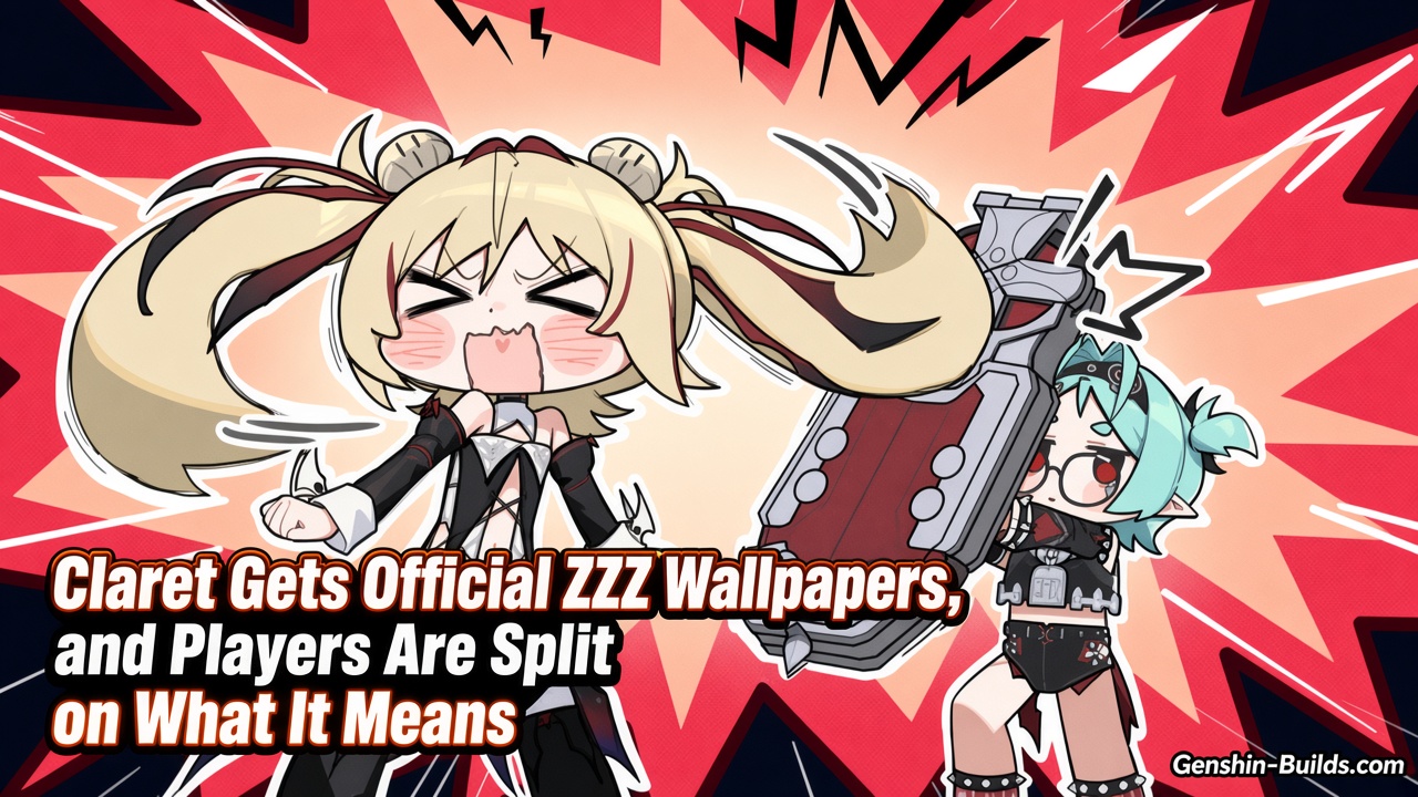 Claret Gets Official ZZZ Wallpapers, and Players Are Split on What It Means