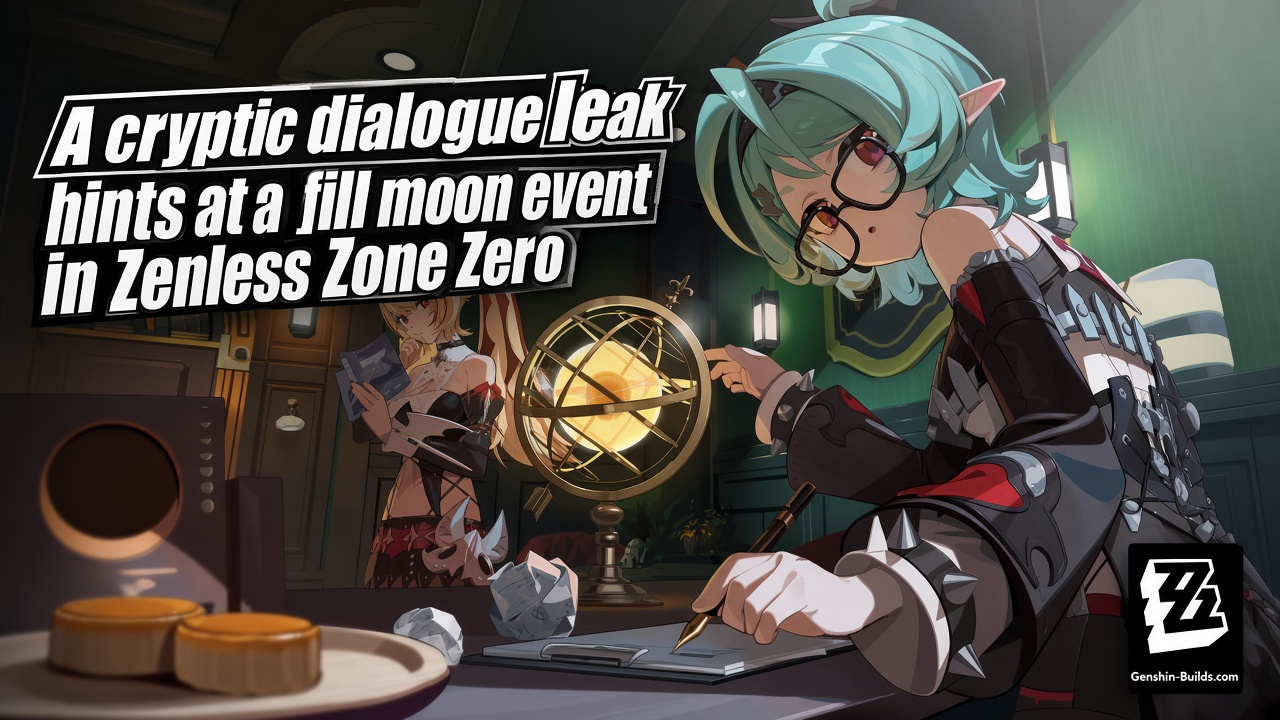 A cryptic dialogue leak hints at a full moon event in Zenless Zone Zero